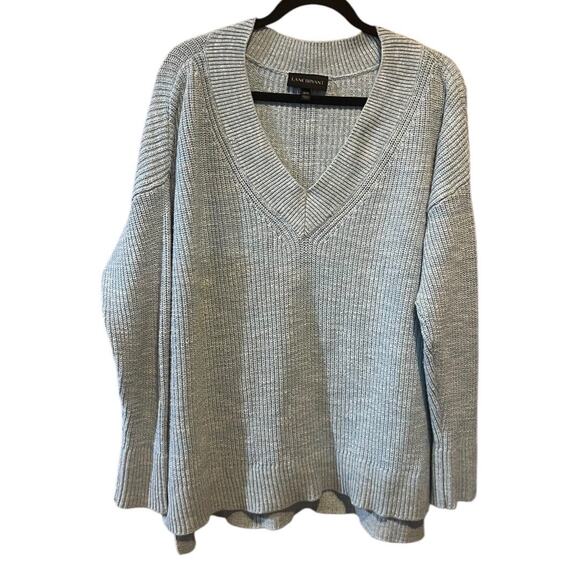 Lane Bryant V-Neck Knit Side Split Sweater size 18/20 - Picture 1 of 10